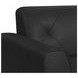 Symphony Black 65" Loveseat