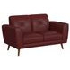 Symphony Red 65" Loveseat