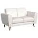 Symphony White 65" Loveseat