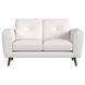 Symphony White 65" Loveseat