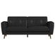 Symphony Black 86" Sofa