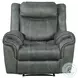 Tasso Sorrento Charcoal Glider Recliner