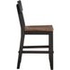 Bermuda Black 24" Short Back Counter Height Stool Set of 2