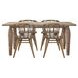 Spader Chestnut 5 Piece Dining Set