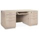 Marlowe Polished Limestone Leather Executive Home Office Set