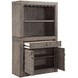 Spring Haven Gray and Brown 4 Shelves Pier