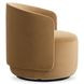 Crosby Tan Upholstered Swivel Chair