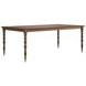 Harbor Lakeside Sepia 102" Extendable Rectangular Dining Table