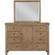 Riverdale Brown Dresser and Mirror