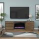 Stardust Bourbon 73" TV Stand with Fireplace