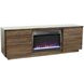 Stardust Bourbon 73" TV Stand with Fireplace