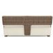 Maldives Cream Performance Fabric 72" Outdoor Sofa