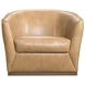 Fairfax Light Brown Upholstered Swivel Chair