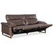 Jericho Dark Brown 89" Power Reclining Sofa with USB Charging