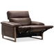 Jericho Dark Brown Power Recliner with USB Charging