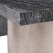 Linea Black Forest Marble And Textured Graphite Metal Desk