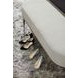 Linea Beige Metal Bench