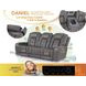 Daniel Gray 87" Triple Power Reclining Sofa with USB Charging