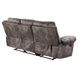 Nashville Gray 88" Manual Reclining Sofa with Drop-Down Console and USB Charging