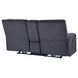 Lovell Gray 65" Power Reclining Console Loveseat with USB Charging