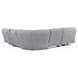 Park City Gray 6 Piece Modular Power Reclining Sectional with USB Charging