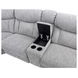 Park City Gray 6 Piece Modular Power Reclining Sectional with USB Charging