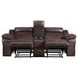 Pueblo Brown 91" Manual Reclining Living Room Set