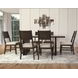 Norvell Gray Upholstered Side Chair Set of 2