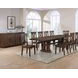 Auburn Brown 126" Extendable Rectangular Dining Table