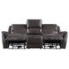 Alexandria Chocolate 91" Power Reclining Sofa