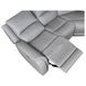 Alexandria Stone 6 Piece Modular Dual Power Reclining Sectional with USB Charging