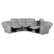 Alexandria Stone 6 Piece Modular Dual Power Reclining Sectional with USB Charging