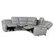 Alexandria Stone 6 Piece Modular Dual Power Reclining Sectional with USB Charging