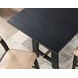 Aubrey Black and Beige Counter Height Chair Set of 2