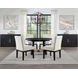 Aubrey Black 54" Round Dining Table