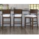 Canton White Wood Back Counter Height Chair Set of 2