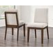Canton Brown and Beige Upholstered Side Chair Set of 2