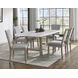 Carena White 78" Rectangular Marble Top Dining Table
