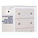 Cassie White 4 Drawer Chest