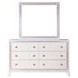 Cassie White 6 Drawer Dresser