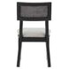 Colvin Black Cane Side Chair Set of 2