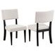 Colvin Black and White Side Chair Set of 2