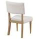 Colvin Brown and White Side Chair