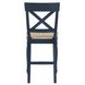Darcy Blue and Brown Counter Height Chair Set of 2
