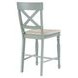 Darcy Beige and Mint Green Extendable Rectangular Counter Height Dining Room Set