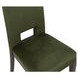 Evan Green Upholstered Side Chair Set of 2