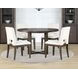 Evan White Upholstered Side Chair Set of 2