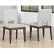 Evan White Upholstered Side Chair Set of 2