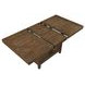 Garland Brown 80" Extendable Rectangular Counter Height Table with Storage