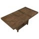 Garland Brown 80" Extendable Rectangular Counter Height Table with Storage